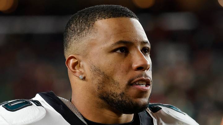 Philadelphia Eagles running back Saquon Barkley Philadelphia Eagles running back Saquon Barkley