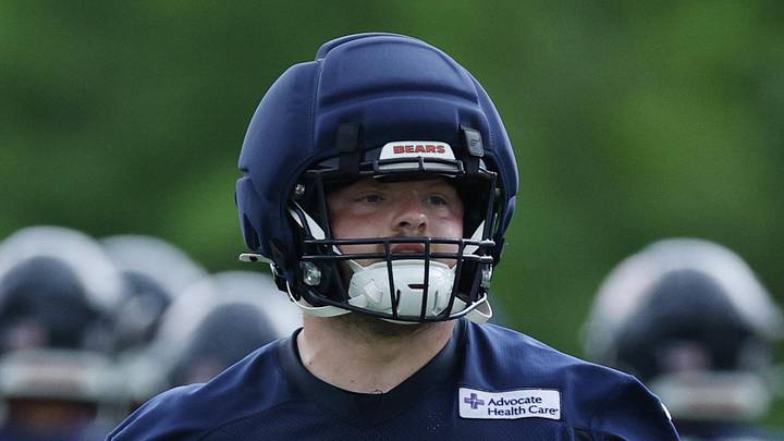 Chicago Bears offensive lineman Logan Jones