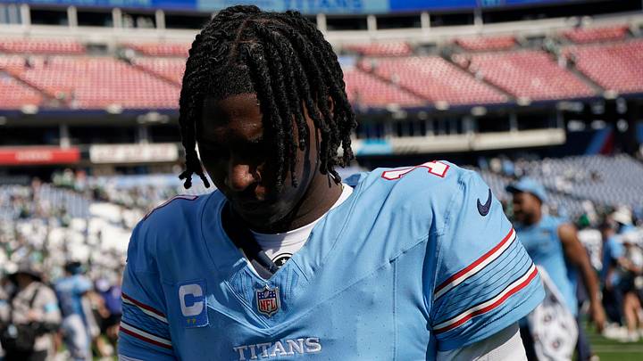 Tennessee Titans quarterback Cam Ward