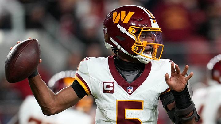 Washington Commanders quarterback Jayden Daniels 