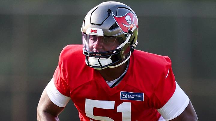 Tampa Bay Buccaneers linebacker David Walker (51) Mandatory Credit: Nathan Ray Seebeck-Imagn Images Tampa Bay Buccaneers linebacker David Walker (51) Mandatory Credit: Nathan Ray Seebeck-Imagn Images