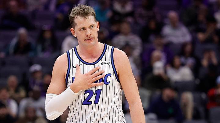 Feb 19, 2026; Sacramento, California, USA; Orlando Magic center Moritz Wagner (21) gestures after a play against the Sacramento Kings during the second quarter at Golden 1 Center. Mandatory Credit: Kelley L Cox-Imagn Images Feb 19, 2026; Sacramento, California, USA; Orlando Magic center Moritz Wagner (21) gestures after a play against the Sacramento Kings during the second quarter at Golden 1 Center. Mandatory Credit: Kelley L Cox-Imagn Images