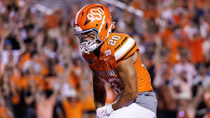 Oklahoma State Cowboys running back KD Jones.