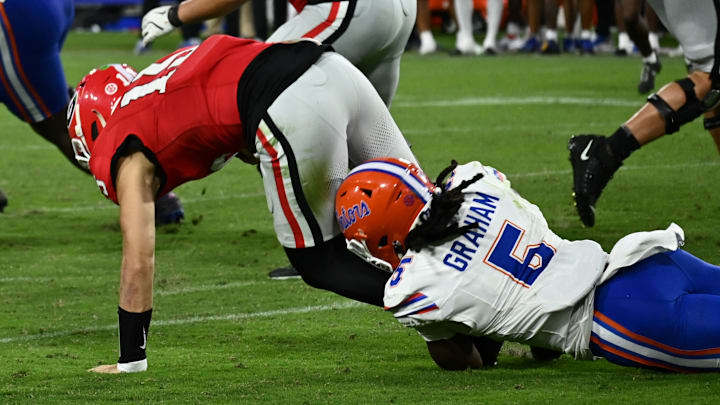Florida Gators linebacker Myles Graham will compete for a starting position after a strong freshman campaign in 2024.