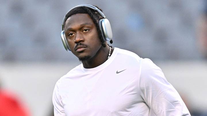 New England Patriots wide receiver A.J. Brown New England Patriots wide receiver A.J. Brown