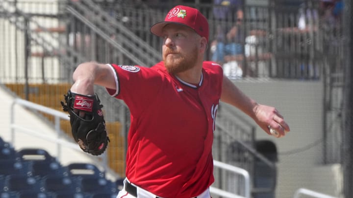 Washington Nationals pitcher Richard Lovelady