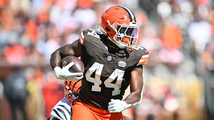 Cleveland Browns tight end Harold Fannin Jr.