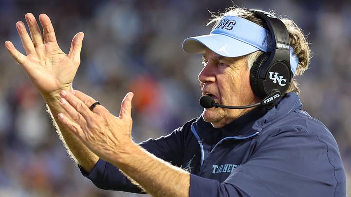 Oct 24, 2026; Chapel Hill, North Carolina, USA; North Carolina Tar Heels head coach Bill Belichick calls a time out during overtime against Syracuse Orange at Kenan Stadium. Mandatory Credit: Cory Knowlton-Imagn Images Oct 24, 2026; Chapel Hill, North Carolina, USA; North Carolina Tar Heels head coach Bill Belichick calls a time out during overtime against Syracuse Orange at Kenan Stadium. Mandatory Credit: Cory Knowlton-Imagn Images