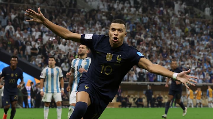 Mbappé a marqué un triplé en finale