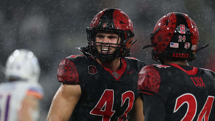 San Diego State Aztecs linebacker Brady Anderson (42).