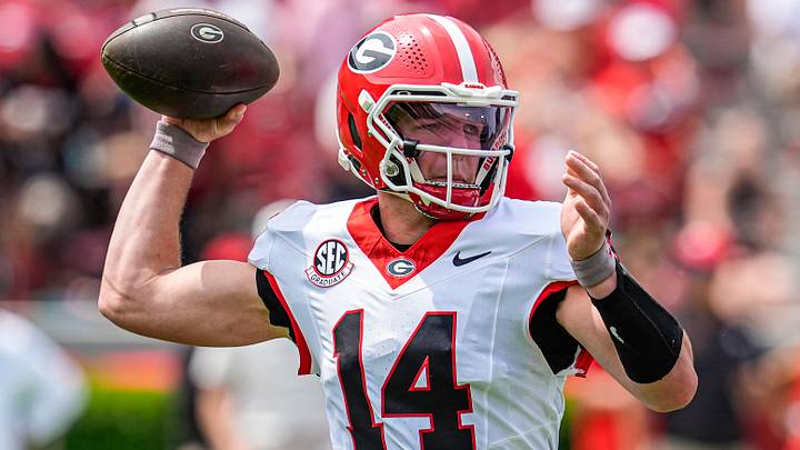 Georgia Football QB Gunner Stockton. Georgia Football QB Gunner Stockton.