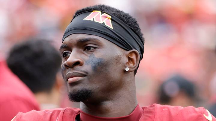 Washington Commanders cornerback Mike Sainristil