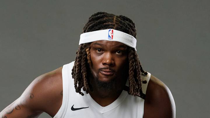 Portland Trail Blazers center Robert Williams III during media day at the Moda Center.
