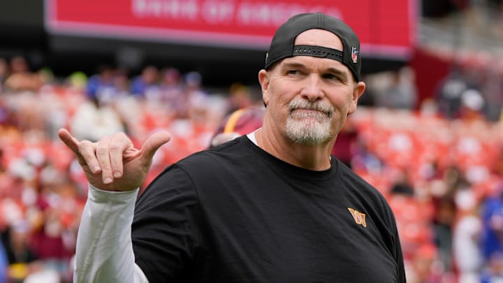 Washington Commanders head coach Dan Quinn