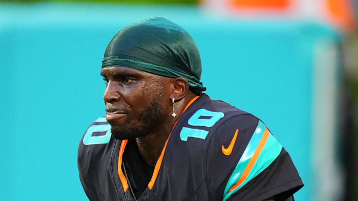 Miami Dolphins wide receiver Tyreek Hill Miami Dolphins wide receiver Tyreek Hill