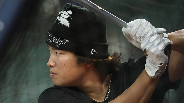 Sep 29, 2026; Houston, Texas, USA; Chicago White Sox pitcher Munetaka Murakami (35) practices before game one of the Wildcard round for the 2026 MLB Playoffs at Daikin Park. Mandatory Credit: Troy Taormina-Imagn Images Sep 29, 2026; Houston, Texas, USA; Chicago White Sox pitcher Munetaka Murakami (35) practices before game one of the Wildcard round for the 2026 MLB Playoffs at Daikin Park. Mandatory Credit: Troy Taormina-Imagn Images