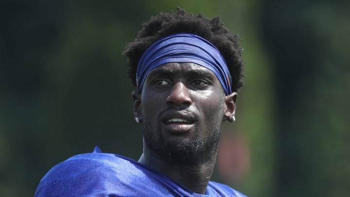 Bills Kaiir Elam practices a few drills after the end of the official practice day.