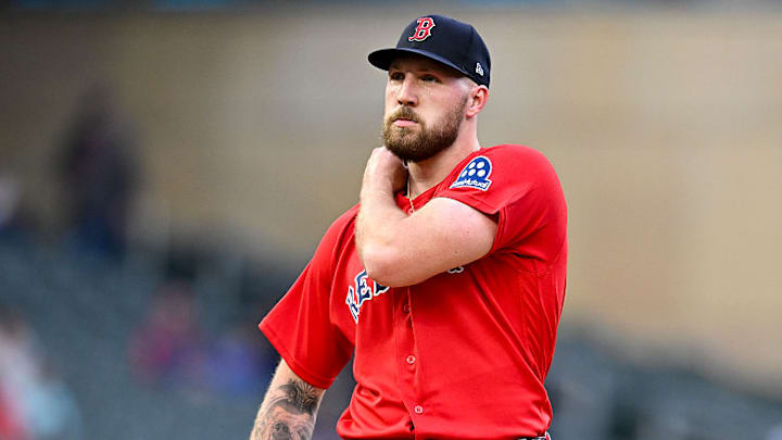 Garrett Crochet had a disastrous night in the in Boston’s 13-6 loss to Minnesota on Monday night. Garrett Crochet had a disastrous night in the in Boston’s 13-6 loss to Minnesota on Monday night.