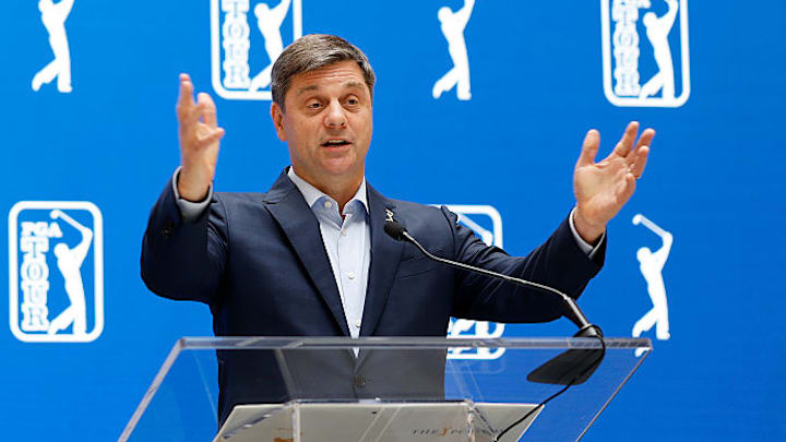 PGA Tour commissioner Brian Rolapp credits LIV Golf for doing the professional game a big favor. 