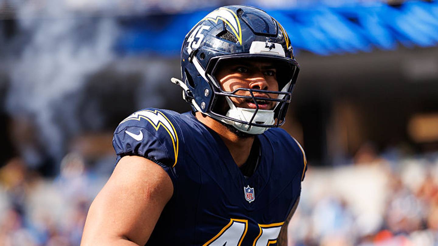 Chargers' urgency grows as Tuli Tuipulotu officially holds in from training camp