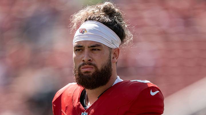 September 21, 2025; Santa Clara, California, USA; Arizona Cardinals wide receiver Simi Fehoko (80) warms up before the game against the San Francisco 49ers at Levi's Stadium. Mandatory Credit: Kyle Terada-Imagn Images September 21, 2025; Santa Clara, California, USA; Arizona Cardinals wide receiver Simi Fehoko (80) warms up before the game against the San Francisco 49ers at Levi's Stadium. Mandatory Credit: Kyle Terada-Imagn Images