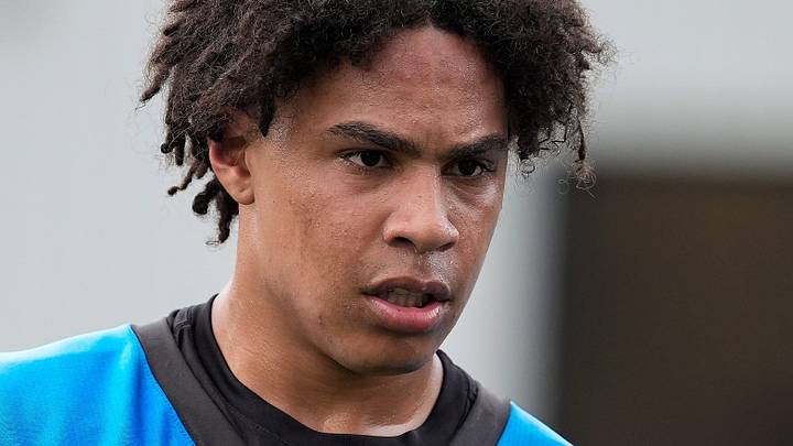 Carolina Panthers wide receiver Jalen Coker 