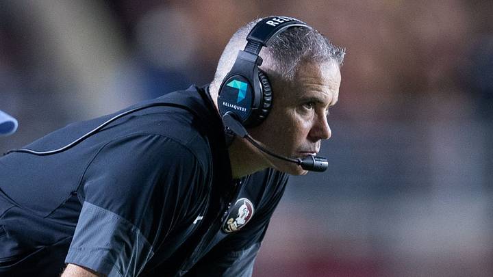 Florida State Seminoles head coach Mike Norvell