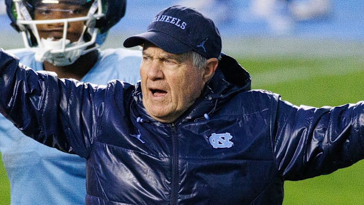 North Carolina head coach Bill Belichick