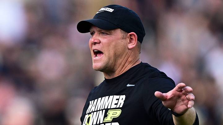 Purdue Boilermakers head coach Barry Odom.