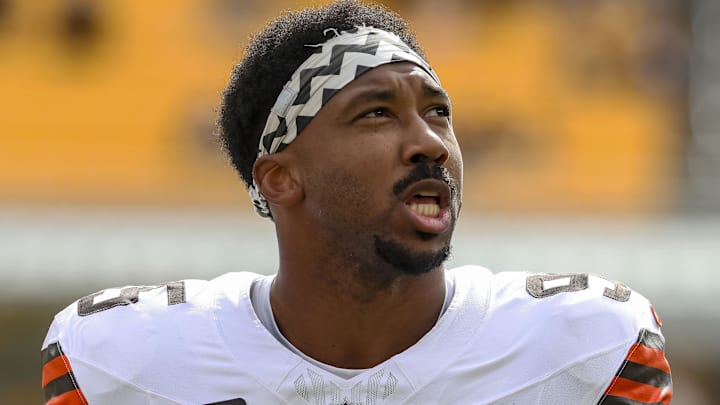Cleveland Browns defensive end Myles Garrett