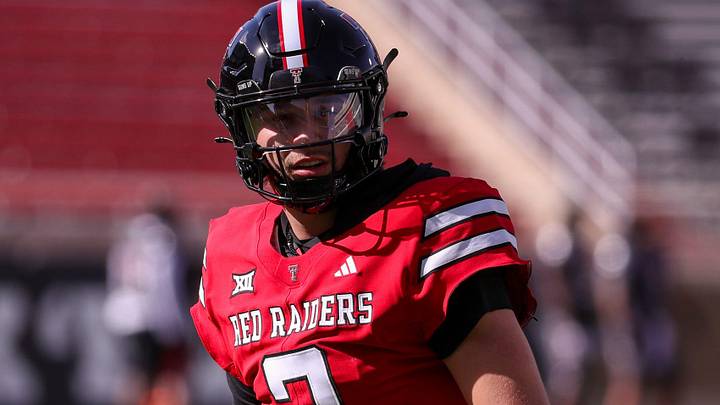 Texas Tech's Brendan Sorsby goes through warmups before the spring football game, Friday, April 17, 2026, at Jones AT&T Stadium. Texas Tech's Brendan Sorsby goes through warmups before the spring football game, Friday, April 17, 2026, at Jones AT&T Stadium.