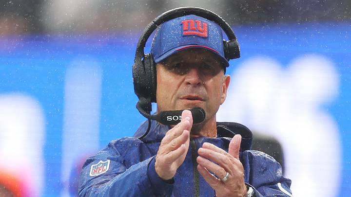 New York Giants head coach John Harbaugh New York Giants head coach John Harbaugh
