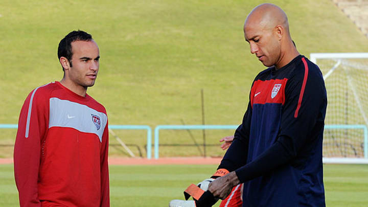 Landon Donovan (left) and Tim Howard were part of the USMNT's 2010 World Cup squad.