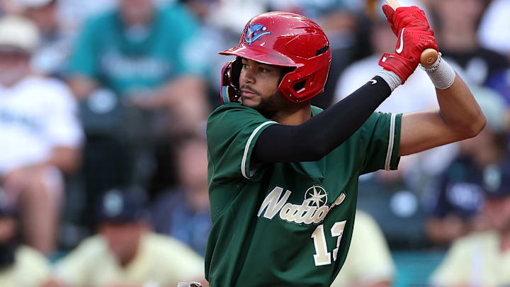 Philadelphia Phillies prospect Justin Crawford, voted to have best speed tool, at the SiriusXM All-Star Futures Game