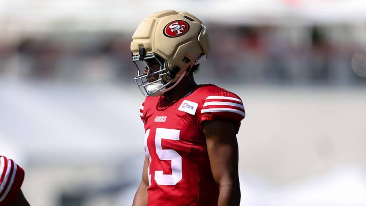 San Francisco 49ers wide receiver De'Zhaun Stribling San Francisco 49ers wide receiver De'Zhaun Stribling