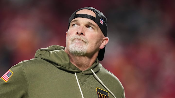 Washington Commanders head coach Dan Quinn