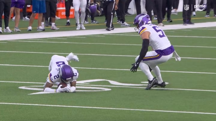 Isaiah Rodgers appeared to have a pick-six but it didn't stand on review. Isaiah Rodgers appeared to have a pick-six but it didn't stand on review.