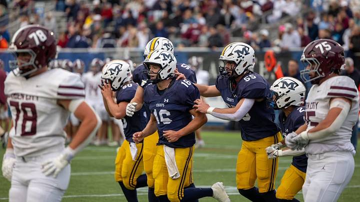 Massapequa pulled off a 21-14 victory over Garden City on Monday at Hofstra University's Shuart Stadium. The Trojans previously had the nation's longest win streak at 68 games, but the Chiefs broke it and have their own streak at 26.