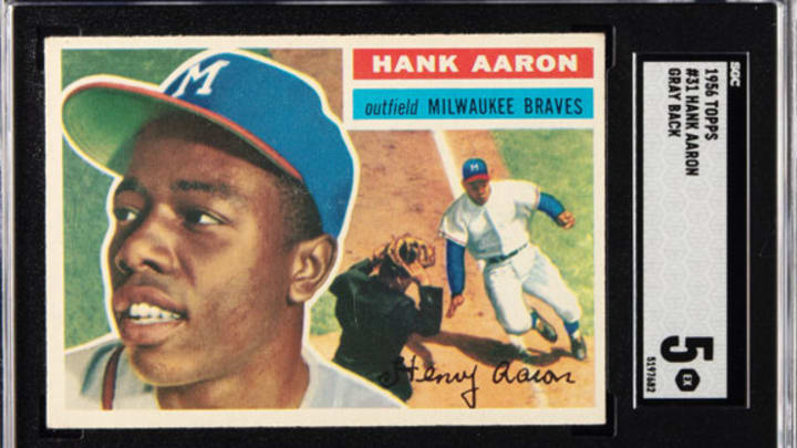 1956 Topps Hank Aaron - SGC 5 (Front)