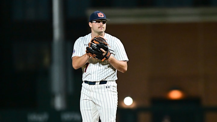 Auburn's Samuel Dutton struck out 7 in 4.1 innings and gave up just one earned run in a loss to Holy Cross.