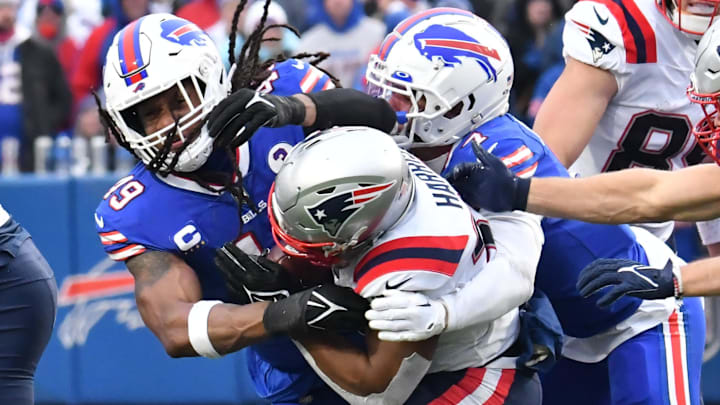 Damien Harris is among the former Patriots struggling on their new teams in 2023.
