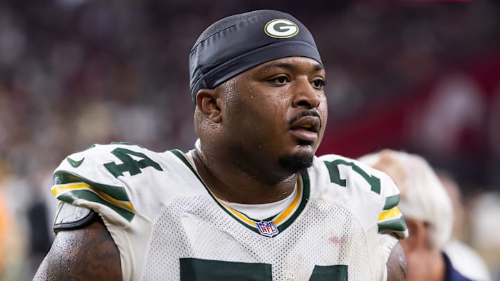 Green Bay Packers center Elgton Jenkins