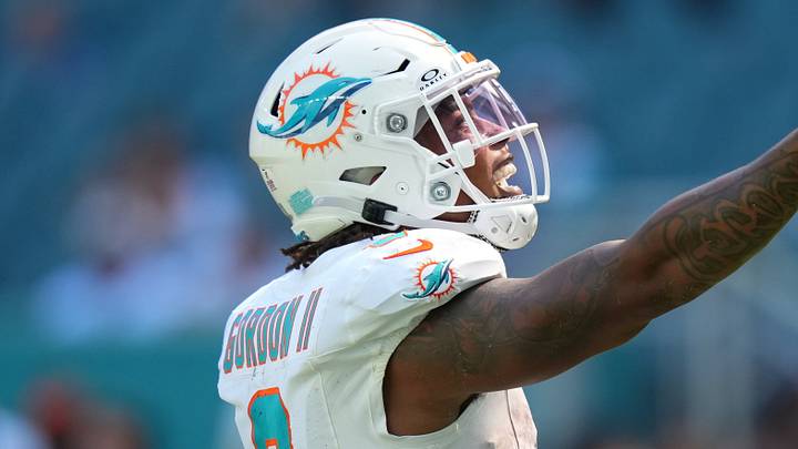 Miami Dolphins running back Ollie Gordon II Miami Dolphins running back Ollie Gordon II