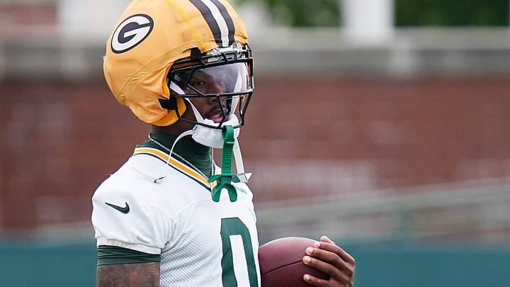 Green Bay Packers receiver Matthew Golden could be poised for a breakout season. Green Bay Packers receiver Matthew Golden could be poised for a breakout season.