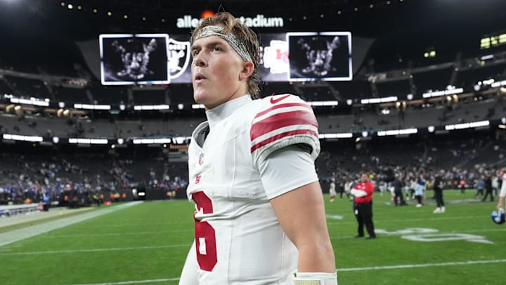 New York Giants quarterback Jaxson Dart 