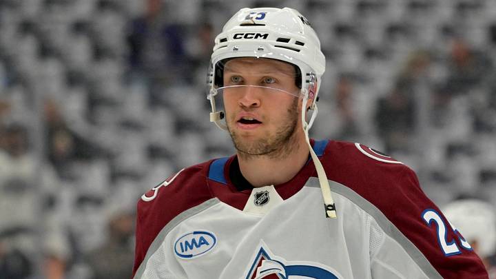 Apr 23, 2026; Los Angeles, California, USA; Colorado Avalanche right wing Logan O'Connor (25) warms up prior to game three of the first round of the 2026 Stanley Cup Playoffs against the Los Angeles Kings at Crypto.com Arena. Mandatory Credit: Jayne Kamin-Oncea-Imagn Images Apr 23, 2026; Los Angeles, California, USA; Colorado Avalanche right wing Logan O'Connor (25) warms up prior to game three of the first round of the 2026 Stanley Cup Playoffs against the Los Angeles Kings at Crypto.com Arena. Mandatory Credit: Jayne Kamin-Oncea-Imagn Images