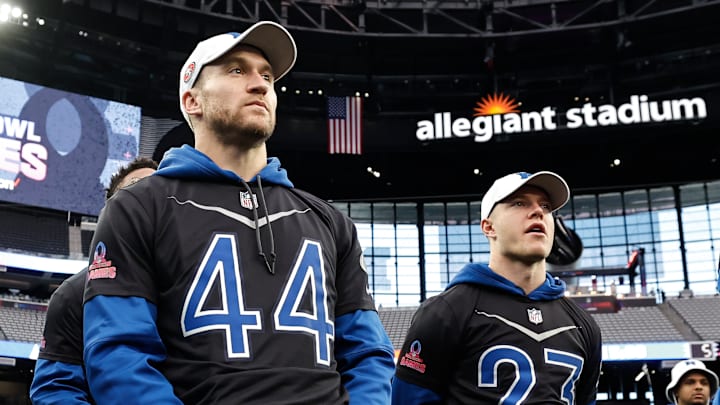 San Francisco 49ers Pro Bowlers Kyle Juszczyk (L) and Christian McCaffrey (R) San Francisco 49ers Pro Bowlers Kyle Juszczyk (L) and Christian McCaffrey (R)
