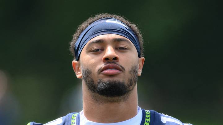 Seattle Seahawks wide receiver Jaxon Smith-Njigba during training camp