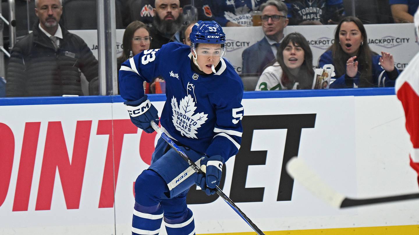 Maple Leafs rookie Easton Cowan already motivated to elevate his game next season