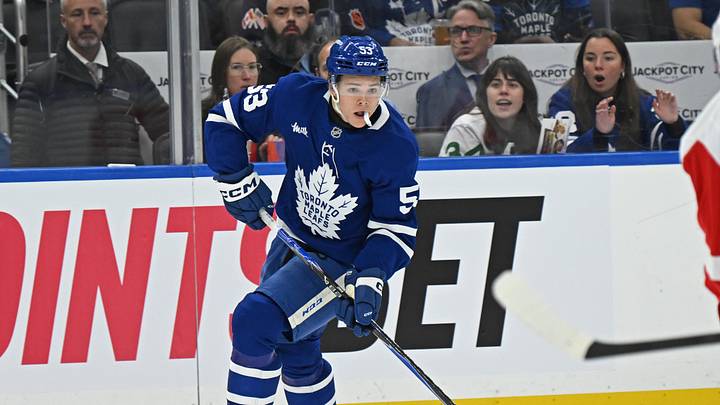 Easton Cowan | Detroit Red Wings vs Toronto Maple Leafs, NHL